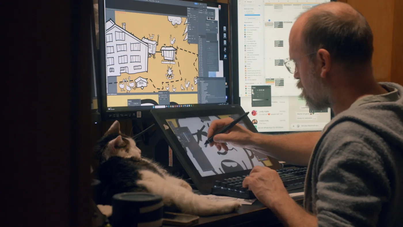 Ueli illustrierte die Animationen der Serie